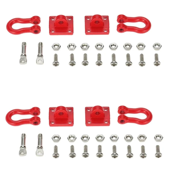 Enhanced Maxbell 4PCS RC Car Tow Hook for Traxxas Hsp Redcat RC4WD Axial Scx10 D90 Car truck Powerful