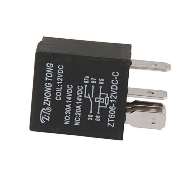 Solid Maxbell 5 Pairs Car Vehicle 12V 20A 30A SPDT 5 Pin Relays Prewired Sockets Comfortable