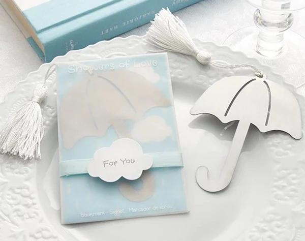 Dependable Maxbell Creative Umbrella Shaped Bookmark Label Stationary Wedding Party Supplies Ceremony Gift Elite
