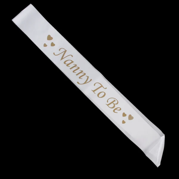 Advanced Maxbell Satin Ribbon Nanny To Be Writing Sash Baby Shower Party Supplies Enhanced