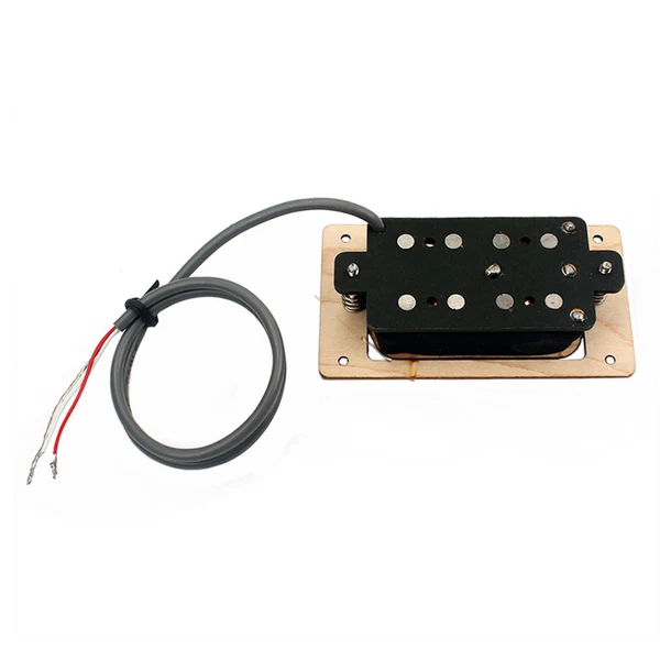 Durable Maxbell Guitar Pickup Humbucker Double Coil Maple for 4 String Cigar Box Guitar Parts Repalcement Powerful