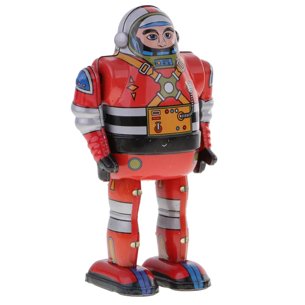 Organic Maxbell Wind Up Mechanical Walking Astronaut Robots Tin Toy Clockwork Collectibles Fine Crafted