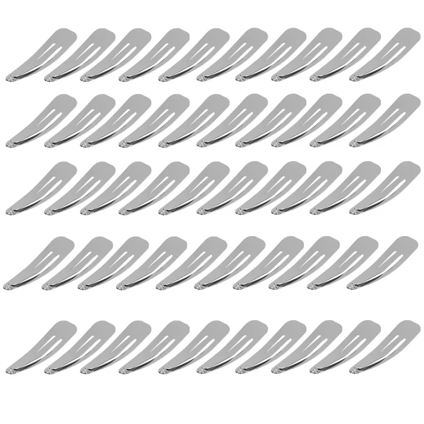 Premium Material Maxbell Maxbell Women Girls Ladies Metal Snap Clips Hair Bows Head Wear Hair Accessory Silver Pack Of 50PCS 40mm Green