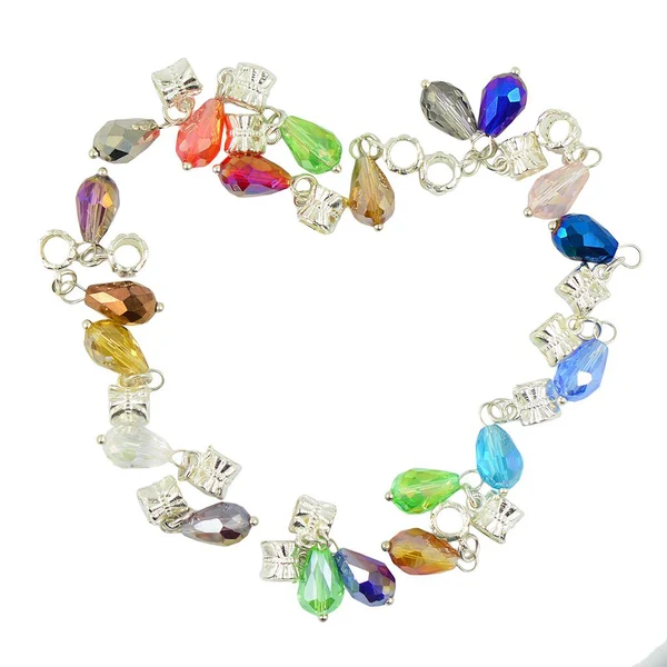 Official Maxbell 20Pcs Handmade Crystal Glass Teardrop Dangle Charm Pendant for DIY Jewelry World-Class
