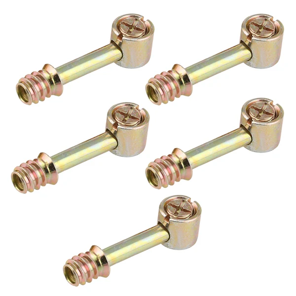 Premium Maxbell 5x Furniture Cabinet Fixing Screw Locking Cam Bolt Nut Fittings High-Grade