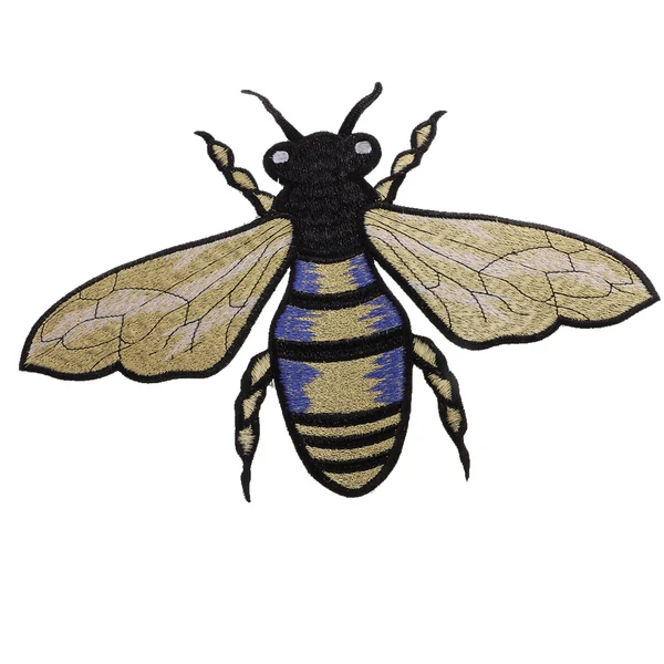 Quality Maxbell 4 Pieces Bee Insect Shape Embroidery Fabric Applique Patch for Sewing on Clothes Costume World-Class