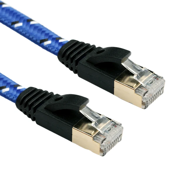 Elite Maxbell Ethernet Cable CAT7 LAN Network Cable RJ45 High Speed Patch Cord Gold Plated Lead for Switch Router Modem Patch Panel 15m Easy-to-Use