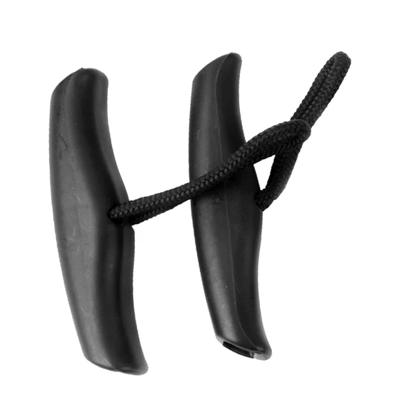 First-Class Maxbell 2 Pieces Durable Black Nylon Kayak Canoe Boat Pull Carry Handle with Cord Front Rear Mount Accessories Soft