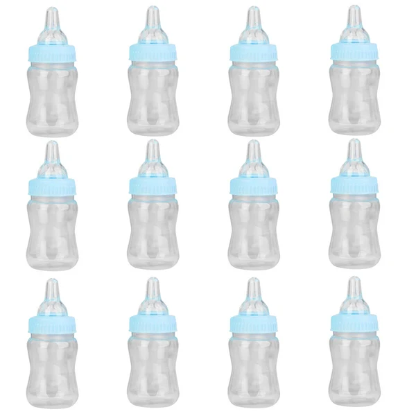 Efficient Maxbell Maxbell 12pcs Baby Shower Party Candy Favours Bottles Baptism Christening Gift Blue Elegant