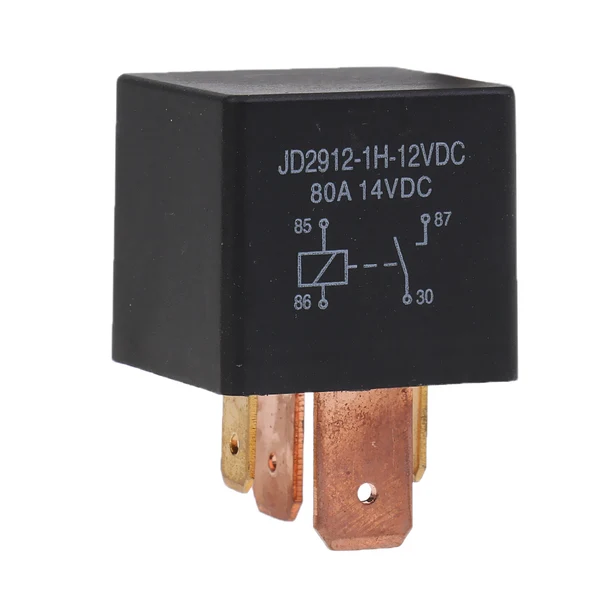 Refined Maxbell High Quality Relay 12V 80Amp 4 Pin Normally Open for Marine Car Vehicle Versatile