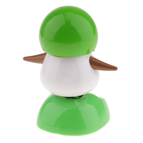 Stylish Maxbell Plastic Solar Powered Dancing Flip Flap Car Home Desk Dancer Bobble Toy Ornament Snowman Random Color High-Quality
