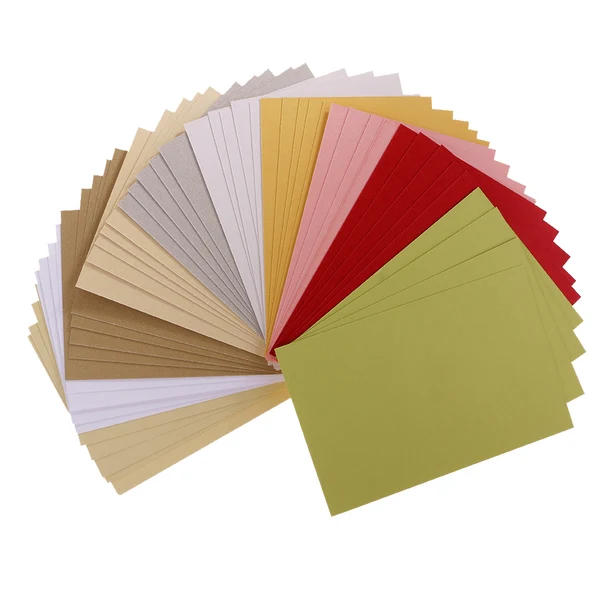 Clean Maxbell 50 Sheets Pack Scrapbooking Pearlescent Paper Cardstock DIY Handmade Card for Crafts Excellent