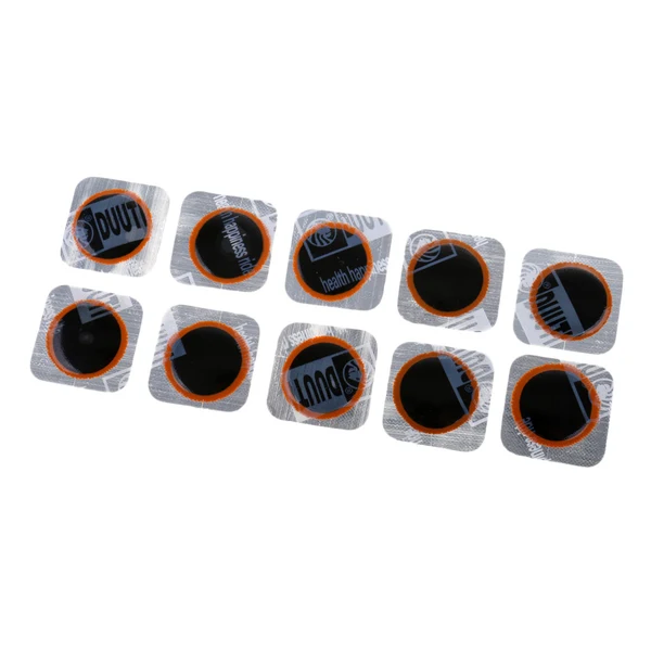 Clean Maxbell 10 Pieces Mountain Road Bike Bicycle Tyre Tire InnerTube Rubber Patches Cycling Tire Puncture Repair Patch Kit Recyclable