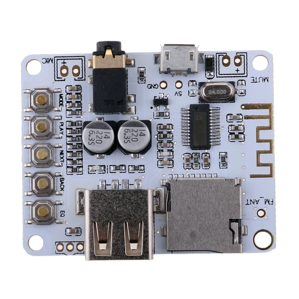 Elite Maxbell Bluetooth Audio Receiver With USB TF Card Decoding Board Preamp Module Smooth