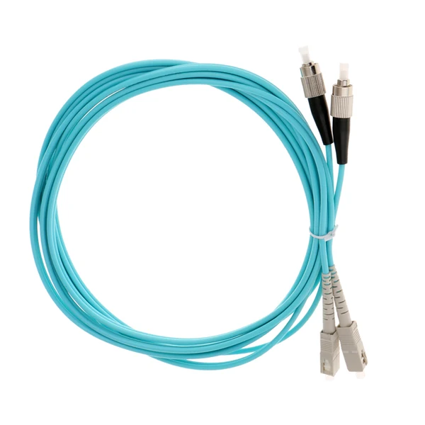 Versatile Maxbell 3Meters Multimode 10Gb Duplex Fiber Optic Cable 50 125 SC-FC OM3 Skyblue Easy-to-Use