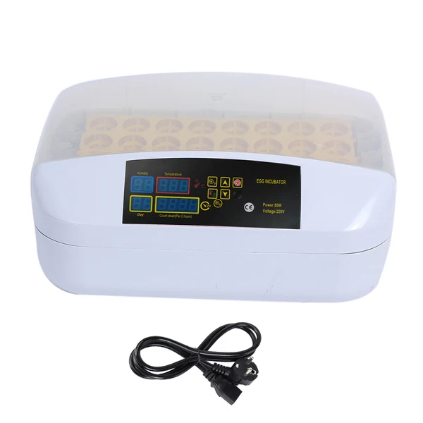 Environmentally Friendly Maxbell Huevo Incubadora Automática YZ-32 de Plástico para Gallineros de 32 Huevos de Aves Reproductoras Jack - EU Quality