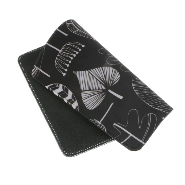 Trendy Maxbell Non Slip Gaming Mouse Pad Compatible FOR PC Laptop Computer Keyboard Black White Leaves User-Friendly