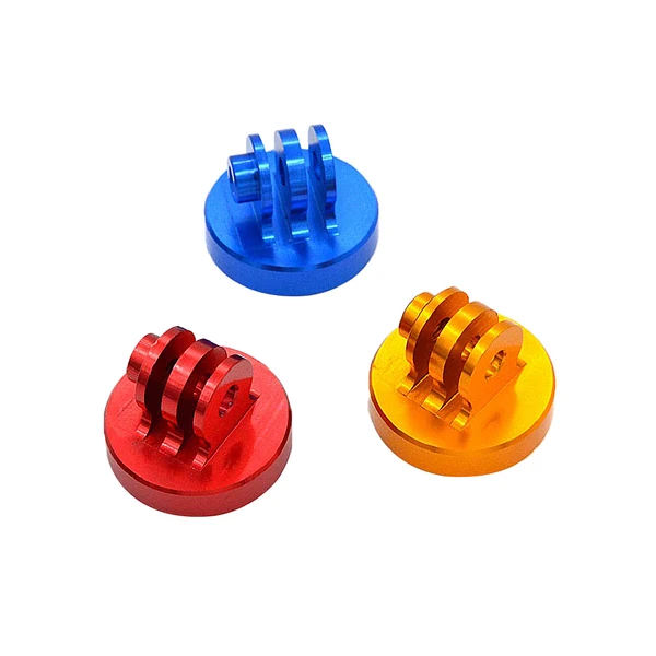 Sophisticated Maxbell Aluminum Tripod Mount Adapters Mini Mount with 1 4'' for Gopro Action Camera Blue Fine
