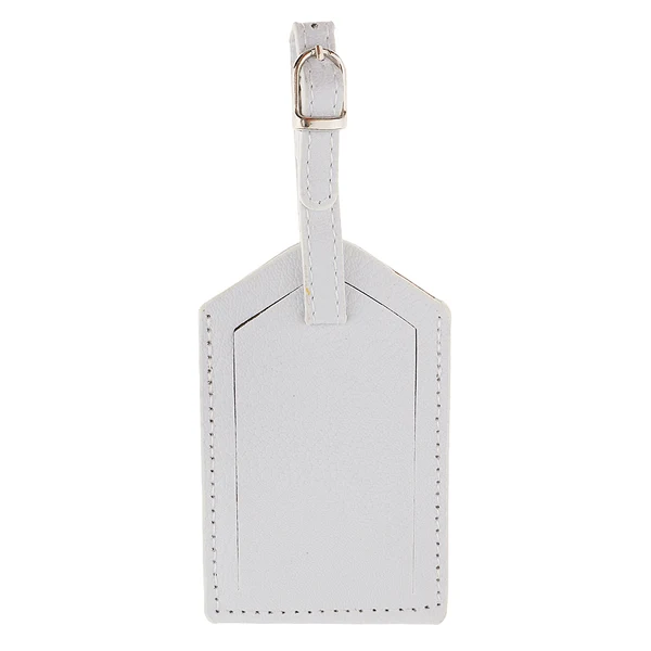First-Class Maxbell 2 Pieces White Black Luggage Tag Travel Leather Tags Suitcase Tags Name Card Tag Traditional