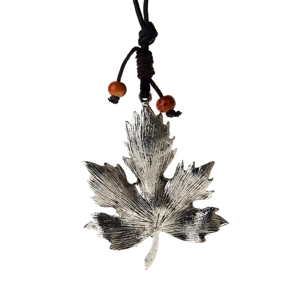 Efficient Maxbell Stylish Vintage Classic Silver Elegant NaturalCharm Maple Leaf Pendant Necklace Accessories Sweater Chain for Women Girls Professional