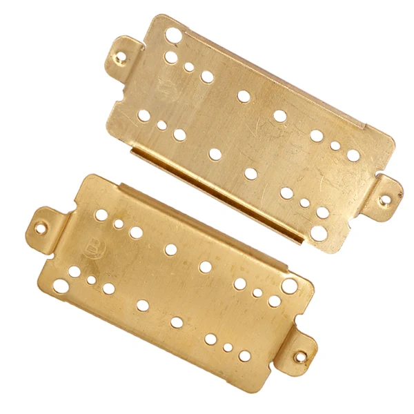 User-Friendly Maxbell 2Pc Humbucker Pickup Baseplate Brass for Electric Guitar 50 52mm Trendy