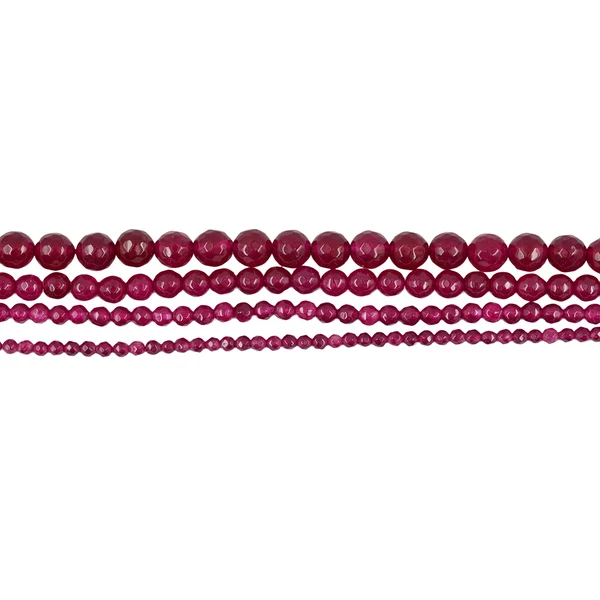 Stylish Maxbell Faceted Ruby Jade Round Gemstone Loose Beads Strand For Jewelry Bangle Bracelet Making 15 Inch Strand 8mm Premium Material