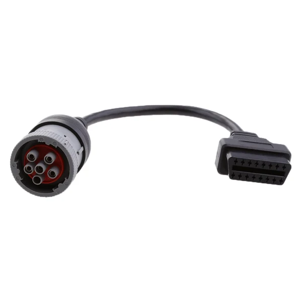 Lightweight Maxbell Truck Scanner Code Reader Device J1708 to OBD2 16 Adapter Connector Cable High Quality Natural