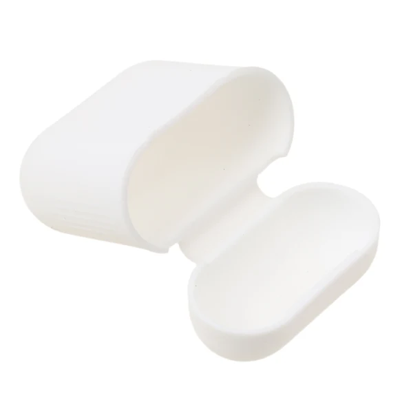 Superior Maxbell 2 Pieces 5Pack Shockproof Protective Carrying Case Soft Silicone Sleeve Pouch Bag for Apple AirPods Earpiece White Smooth