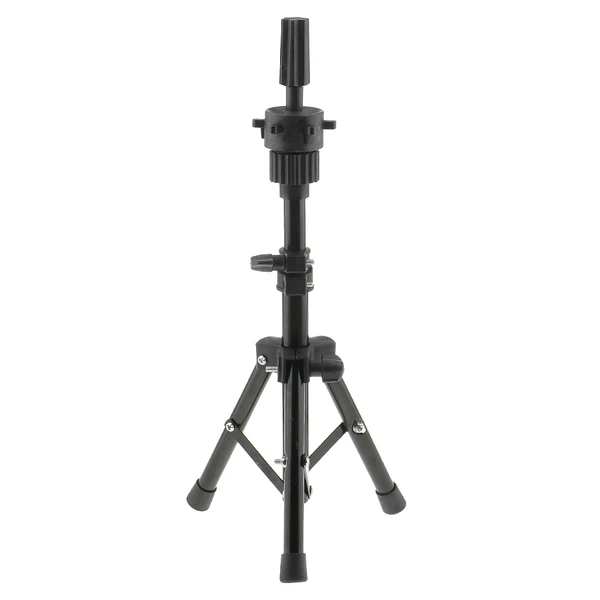 Original Design Maxbell 2pcs Cosmetology Mannequin Manikin Practice Head Holder Tripod Stand Rack Stainless Steel Metal Easy-to-Use