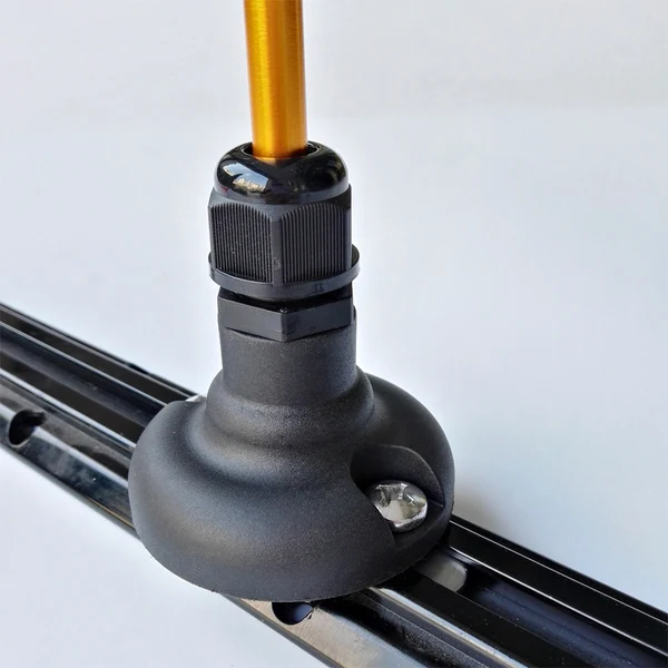 Traditional Maxbell Kayak Safety Flag Telescoping 47'' with Universal Rail Mount Base Included Breathable