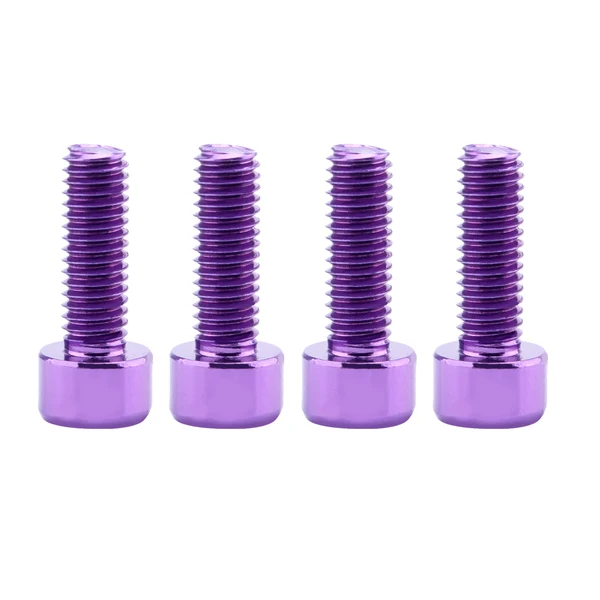 Verified Maxbell 8Pcs Water Bottle Cage Bolts Bike Holder Socket Screws Purple Blue 7x5x2cm Lightweight