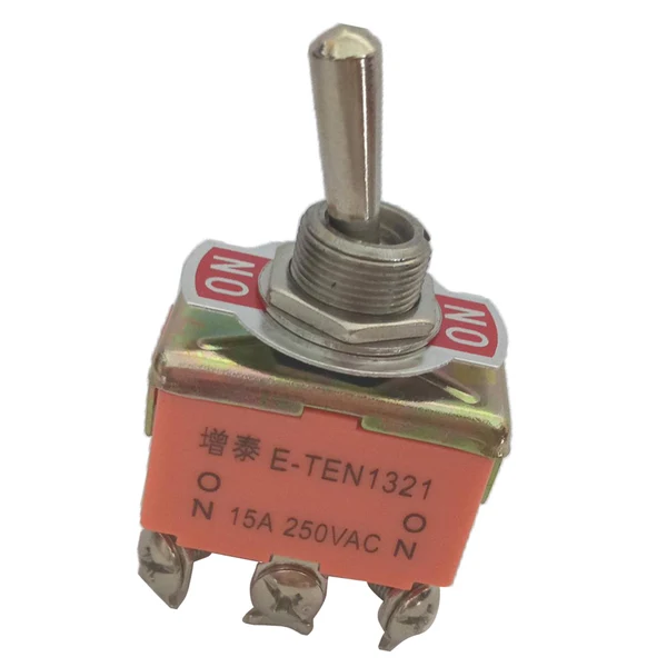 Consistent Maxbell Toggle Switch DPDT ON-ON 2 Position 6 Pins Latching AC 250V 15A Soft