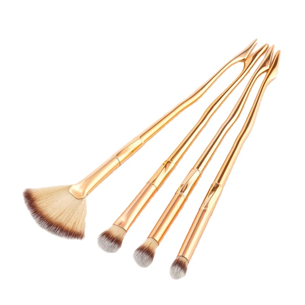 Breathable Maxbell 4pcs Professional Fashion Eyes Face Makeup Brushes Set Powder Foundation Blush Contour Cosmetic Kits Smart