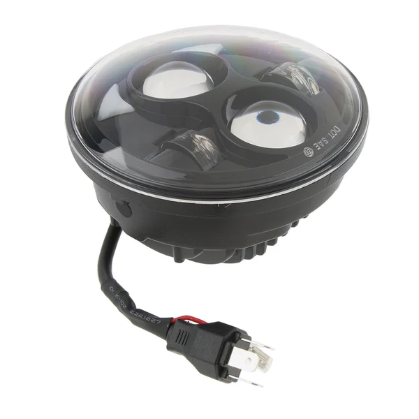 Practical Maxbell 5-3 4in Motorcycle 40W LED Black Daymaker Headlight for Harley Motorcycle Responsible