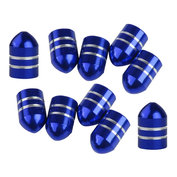 Fashionable Maxbell 10pcs Car Motorcycle Tire Tyre Schrader Valve Cap Bike Bicycle Valve Covers Blue Outstanding