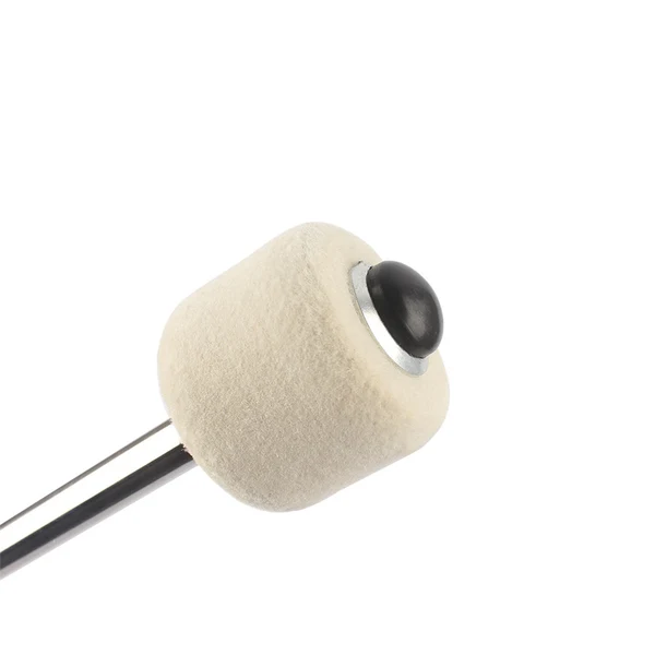 Responsible Maxbell 3PCS Bass Drum Mallets Drum Stick with Wool Felt Head Stainless Hand Grip Practical