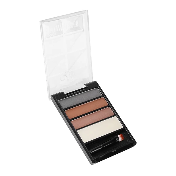 Healthy Maxbell 4 Colors Long Lasting Waterproof Natural Eyebrow Makeup Powder Eye Brow Concealer Cream Comestic Palette with Brush Powerful