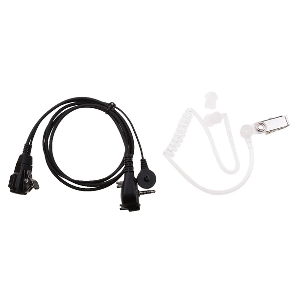 Classic Maxbell Acoustic Tube Earpiece Earphone Microphone For Yaesu Vertex Walkie Talkie VX140 VX354 Flexible