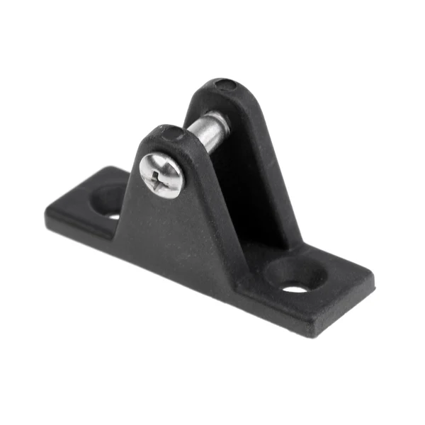 Reliable Maxbell Black Durable Nylon Universal Deck Hinge Angle Side Mount Plate with Bolt Long-Lasting