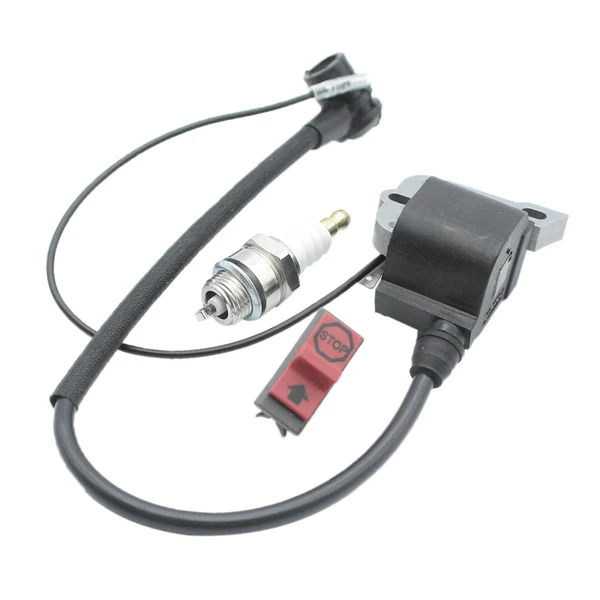 Sophisticated Maxbell Ignition Coil On Off Engine Switch with Spark Plug for lawnmower Chainsaw Official