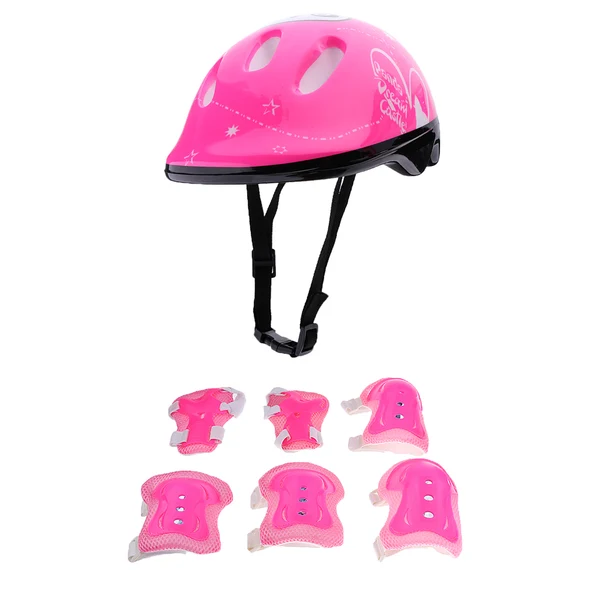 Responsible Maxbell 2 Sets Kids Roller Skating Bicycle Helmet Knee Wrist Guard Elbow Pad Fashionable