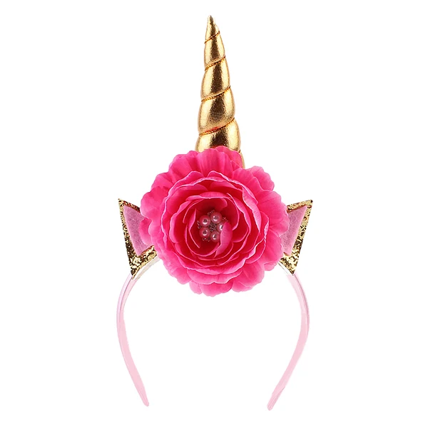 Elegant Maxbell Children Unicorn Hair Hoop Halloween Girls Princess Headband Decor Party Gifts Quality