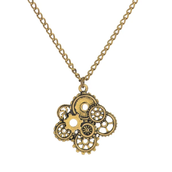 Elite Maxbell Gothic Punk Rock Steampunk Gears Wheel Cog Pendant Biker Mens Fashion Skeleton Gothic Necklace User-Friendly
