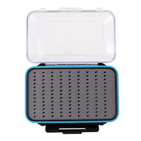 Expertly Made Maxbell Large Space Transparent Waterproof Two sided Fly Fishing Case Hook Bait Storage Fishing Baits Case Portable Pure