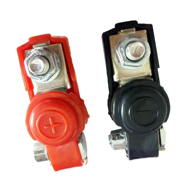 Reusable Maxbell 2 Pieces Car Battery Terminal Clamp Set Positive Negative Connector Charge Superior