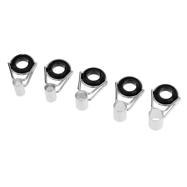 Sustainable Maxbell 45pcs Fishing Rod Guides Tip Rings Set Rod Repair Kit DIY Eye Ring with Box 9-Sizes Verified