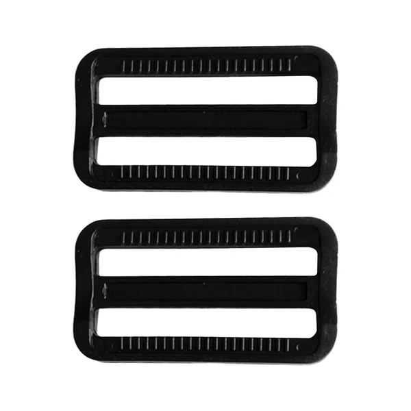 Efficient Maxbell 2 Pieces Black Plastic Weight Belt Keeper 2 Webbing Retainer Stopper Tri-Slider For Scuba Diving or Snorkeling Natural