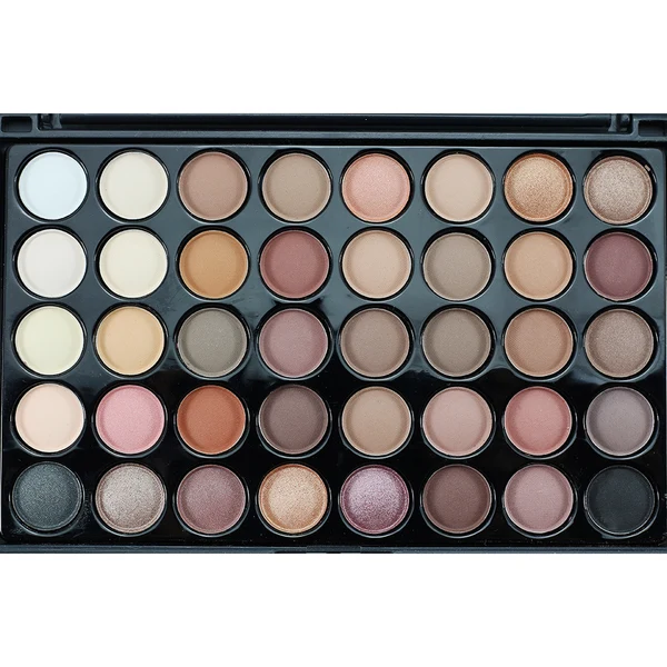 Effective Maxbell 40 Colors Powder Eyeshadow Matt Palette 6pcs Waterproof Peel-off Lip Gloss Recyclable