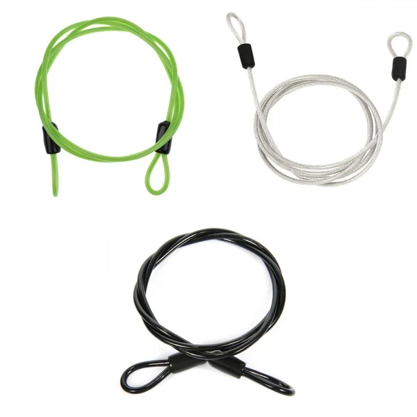 Outstanding Maxbell 3Pcs 100cm Bike Security Cable Luggage Lock Safety Cable Wire Double Loop for Outdoor Sports Versatile