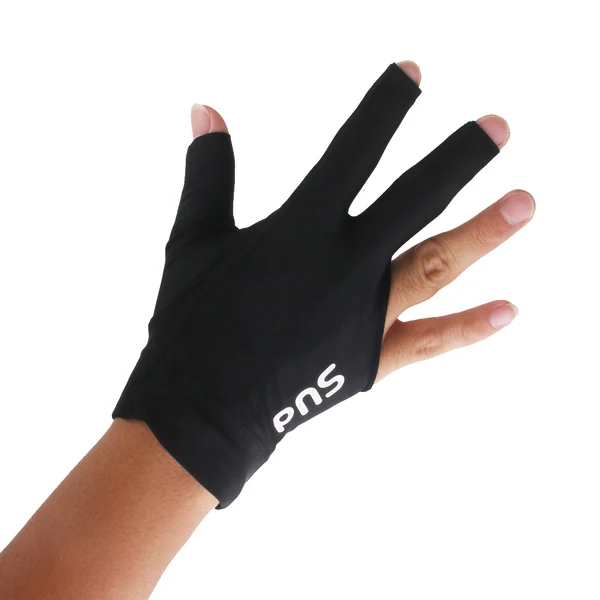 Smart Maxbell Professional Billiards Right Hand 3 Fingers Stretchable Gloves Snooker Pool Cue Shooters Glove Black Optimized